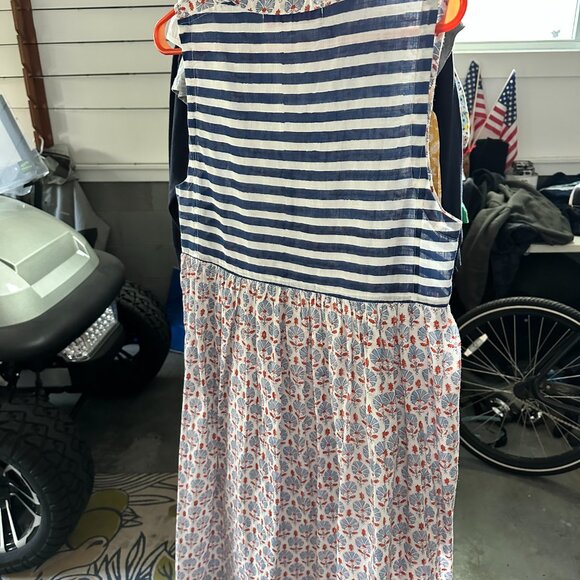 EUC Ro's Garden Midi Dress- Size Small - Picture 3 of 3